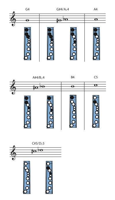 Roland Mini Official Fingering Chart - 02